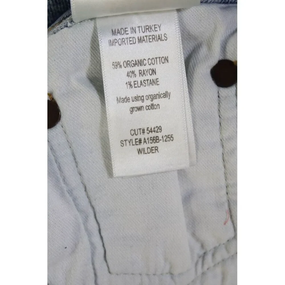 Agolde Women High Rise Cropped Ankle Jeans Blue Size 23